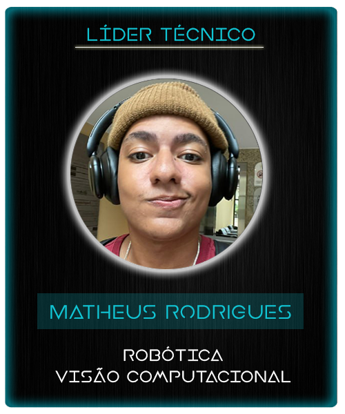 Foto do Matheus com algumas de suas informações